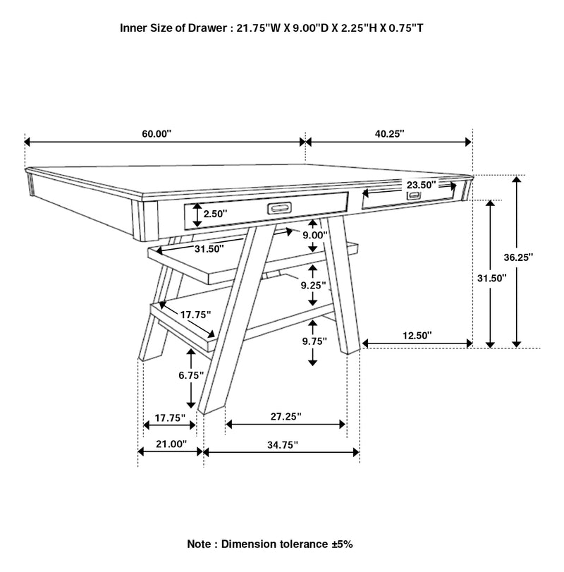 Dewey Counter Height Dining Table