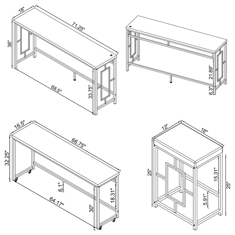 Jackson 5 Pc Counter Height Dining Set