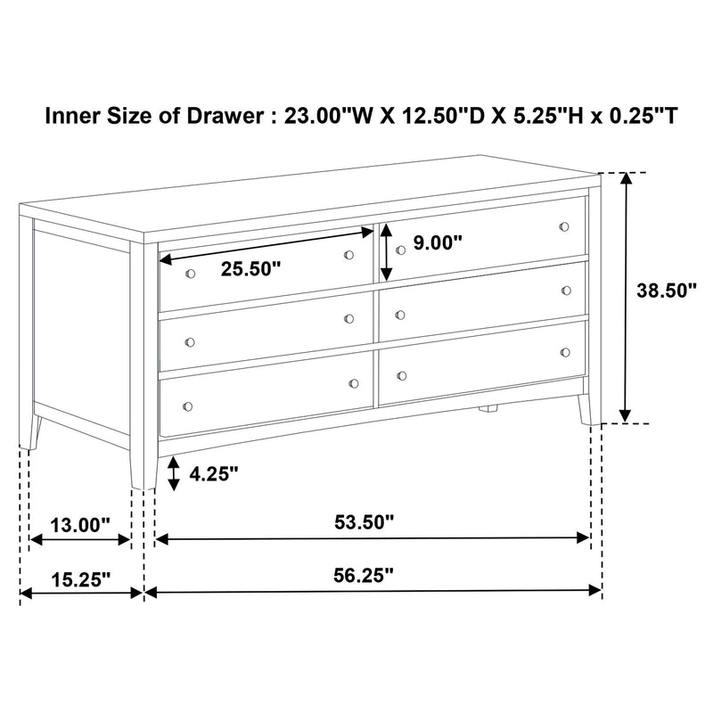 Wilkes 4 Pc Bedroom Set