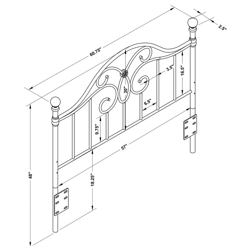 Bailey Queen / Full Headboard