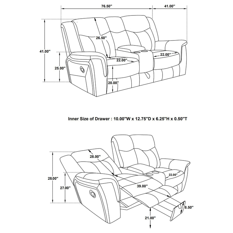 Conrad Reclining Loveseat