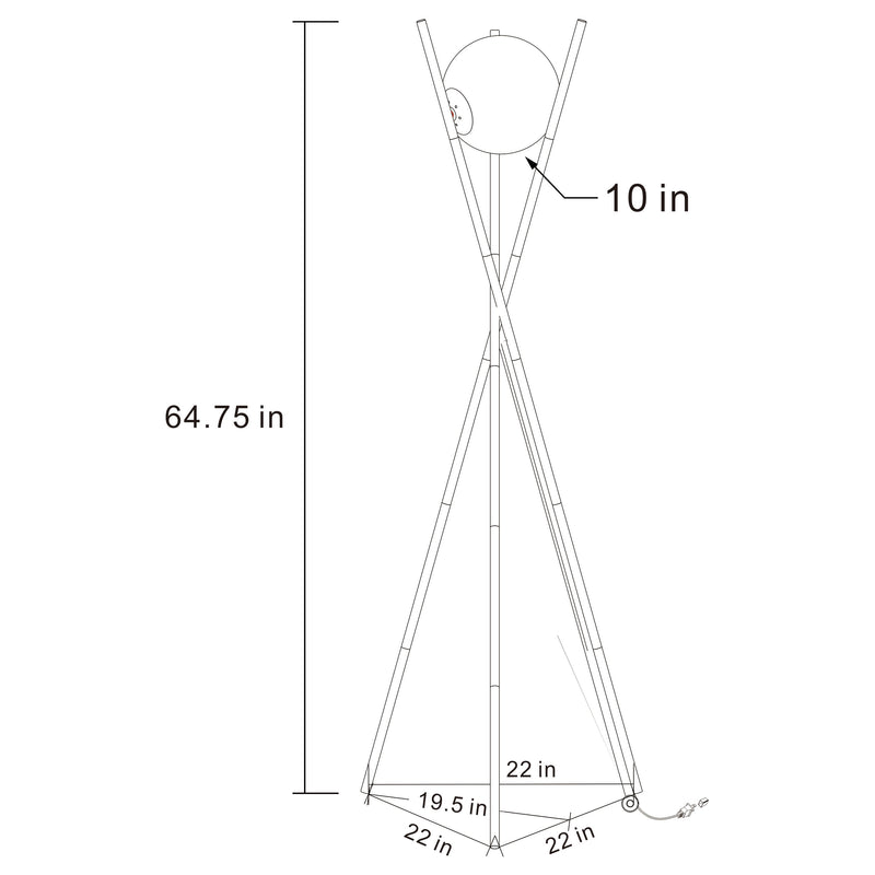 Yamileth Floor Lamp