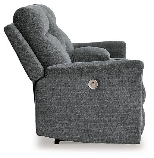 Barnsana Power Reclining Loveseat with Console