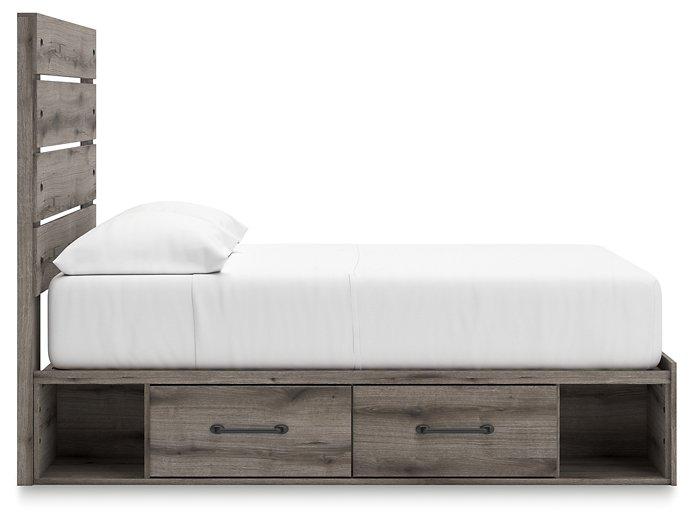 Graystorm Bed with Storage