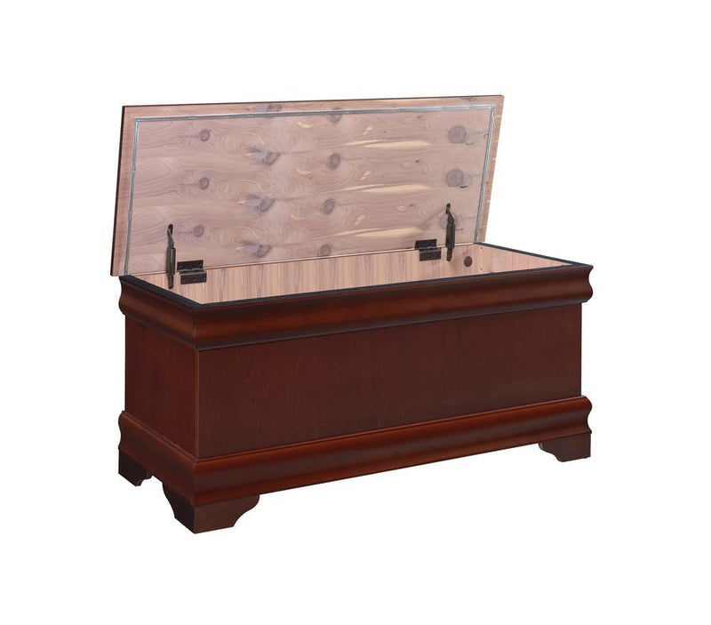 Pablo Rectangular Cedar Chest Warm Brown