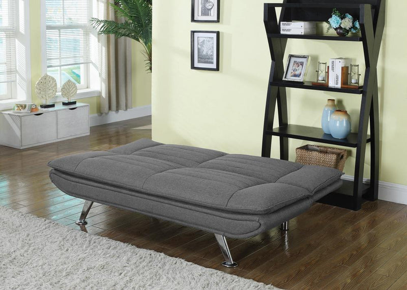 Julian Upholstered Sofa Bed with Pillow-top Seating Grey