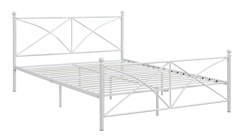 Hart Queen Platform Bed White